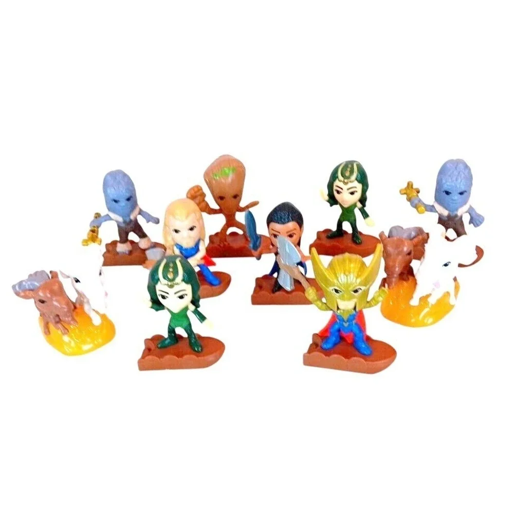 2022 McDonald's Happy Meal Toys THOR Love and Thunder MARVEL Set of 10